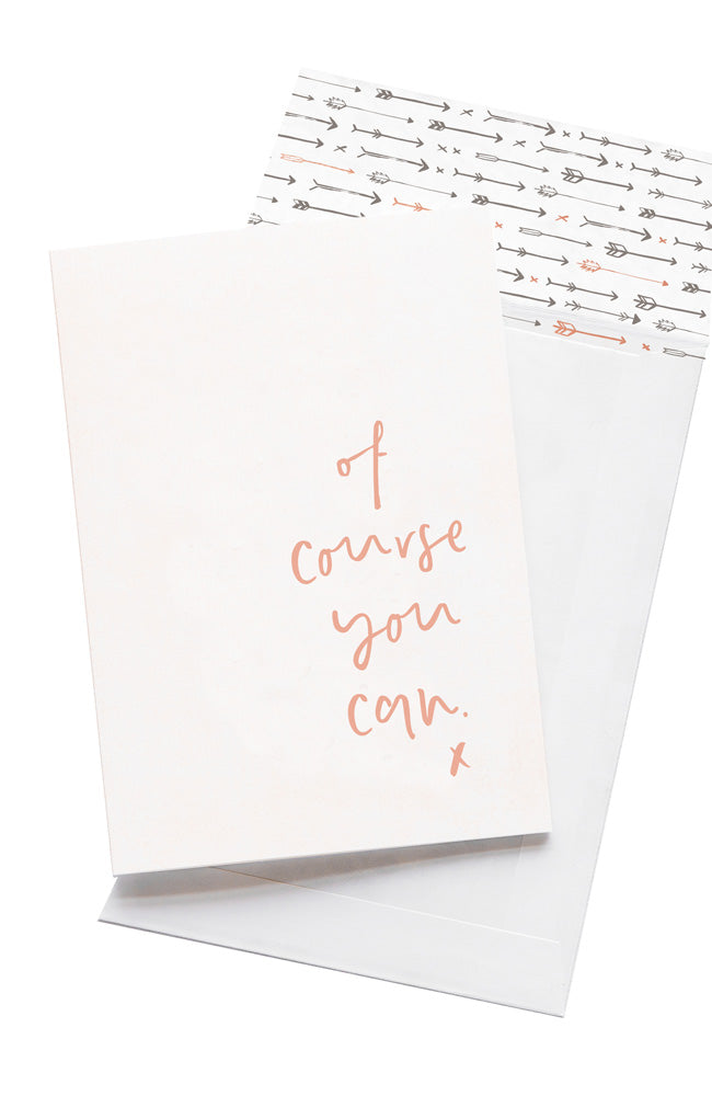 Of Course You Can Card