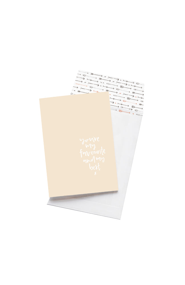 You're My Favourite and my best Card