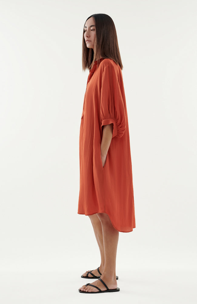 Vise Shirt Dress - Umber