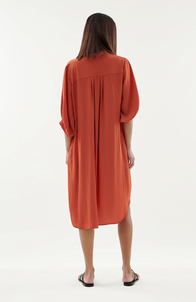 Vise Shirt Dress - Umber