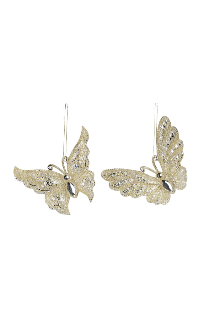 Champagne Butterfly Decoration
