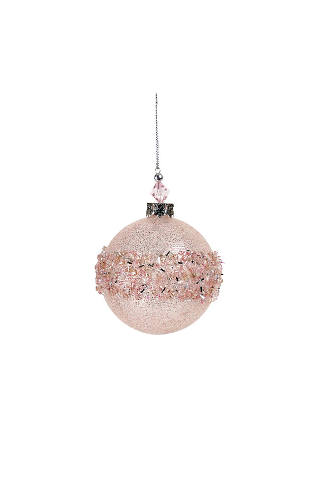 Pink Crusted Bauble