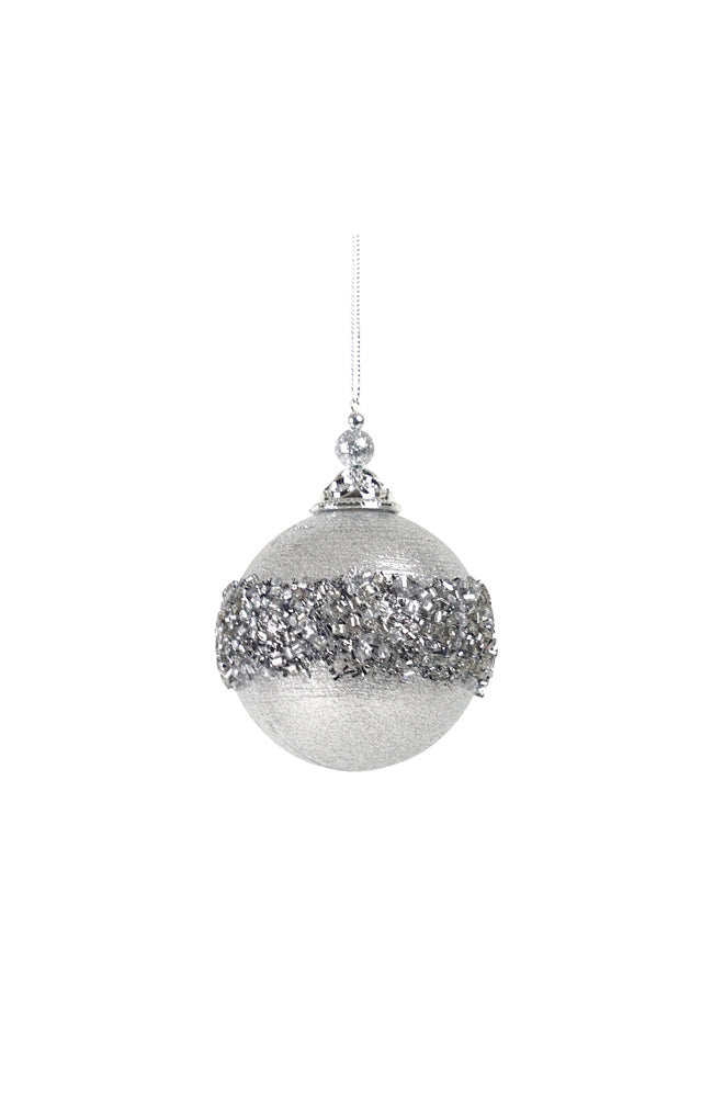 Crusted Ball - Silver