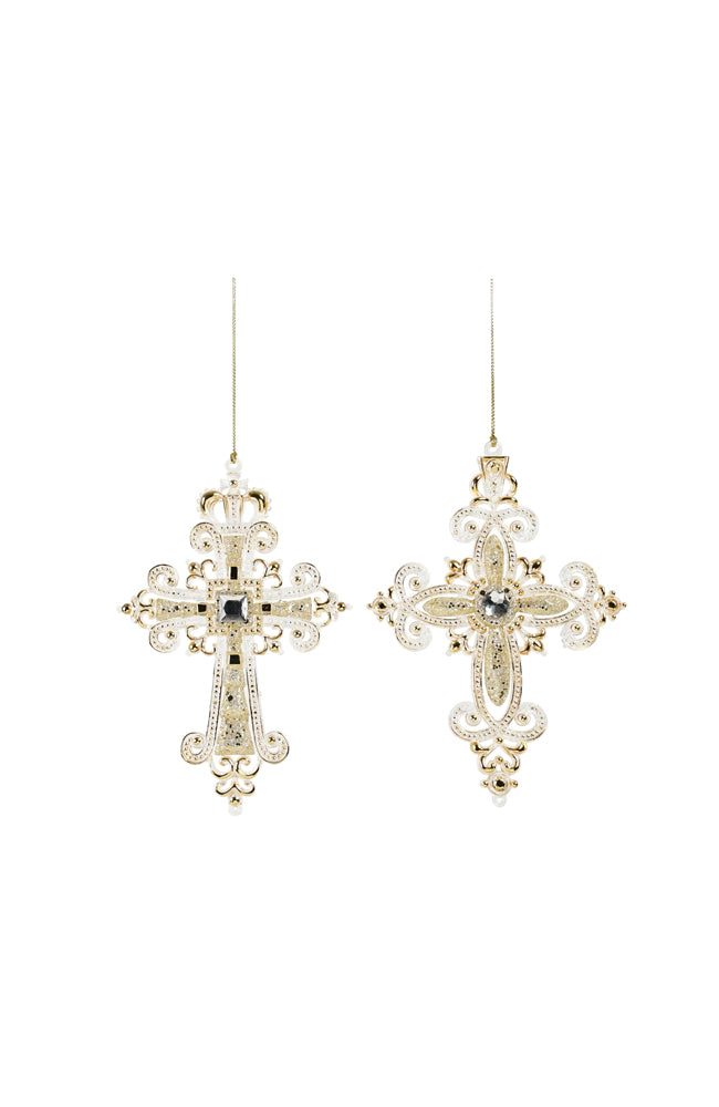 Cross Decoration - Champagne