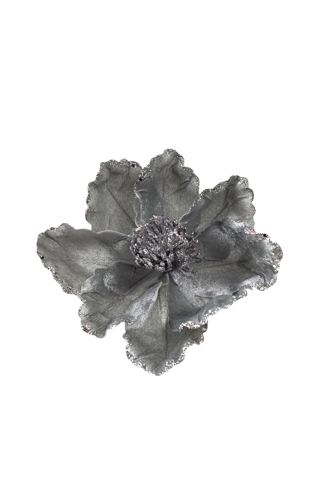 Magnolia Flower Silver Silver