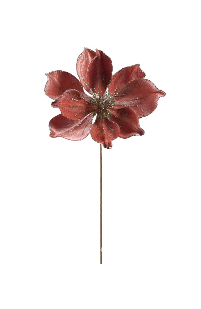Velvet Magnolia Stem Mauve