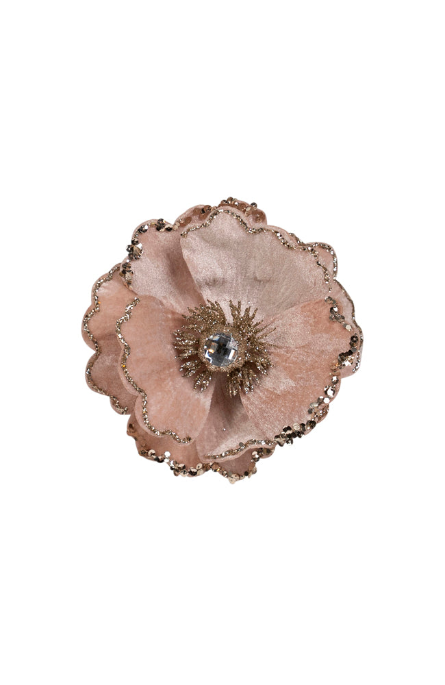 Magnolia Fabric Lt Pink Flower