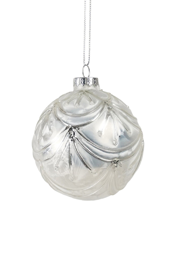 Ivory Pearl Finish Bauble