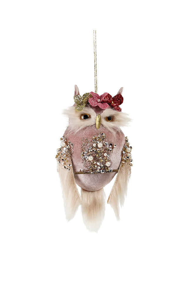 Velvet Pink Champ Owl Sml