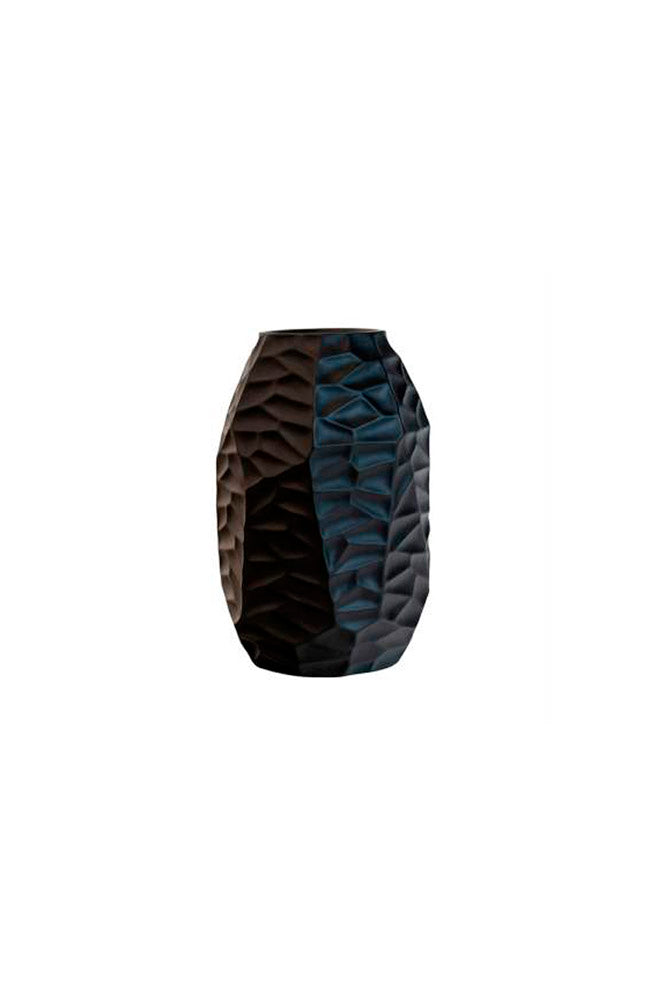 Austin Resin Matt Black Vase - Small