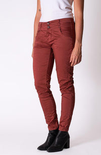 Blake Boyfriend Pant - Cherry