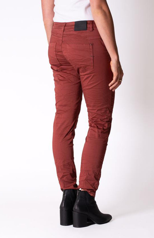 Blake Boyfriend Pant - Cherry