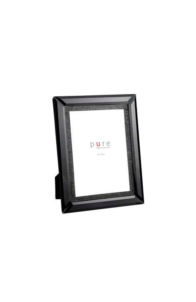 Blake Black Glass Rect Frame - Medium