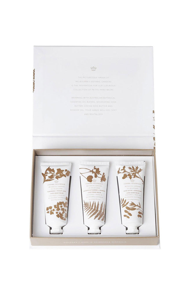 Botanical Gardens of Melbourne Luxe Hand Balm Trio Gift Set