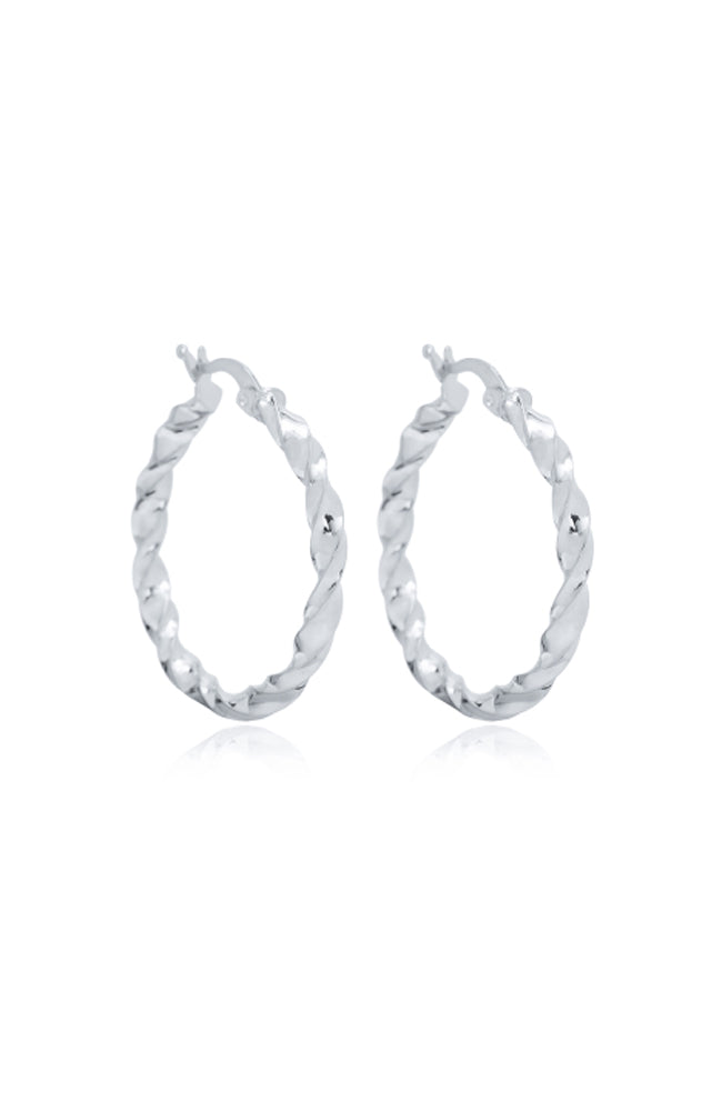 Coco Hoop Earrings I Silver