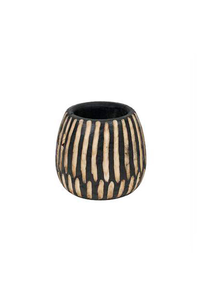 Cripps Timber Blk/Nat Vase Wide