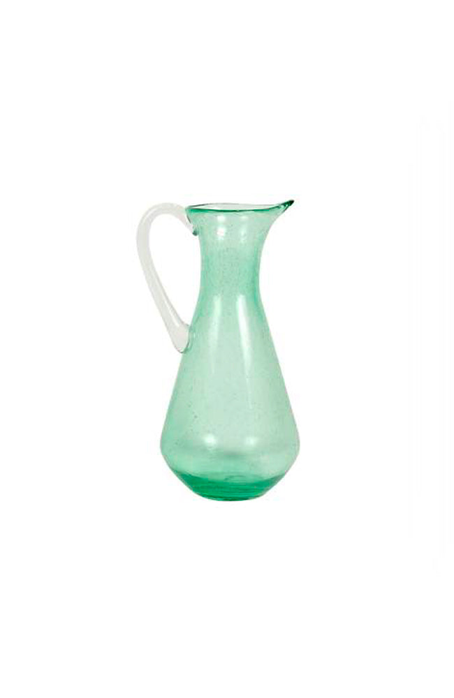 Dryden Glass Green Jug Tall