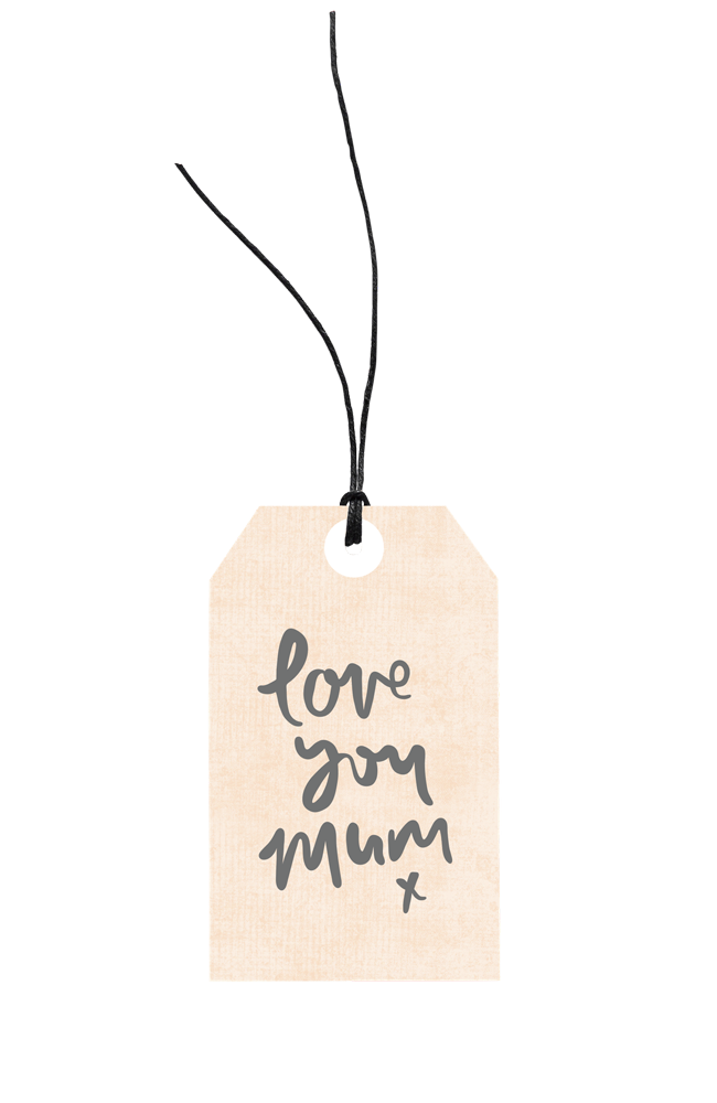 Love You Mum Gift Tag