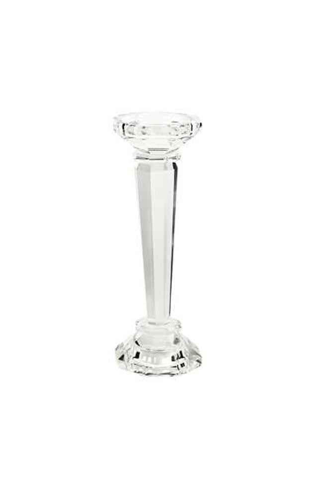 Figaro Glass Pillar Holder Octagonal Lge