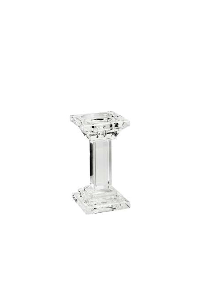 Figaro Glass Pillar Holder Square Sml