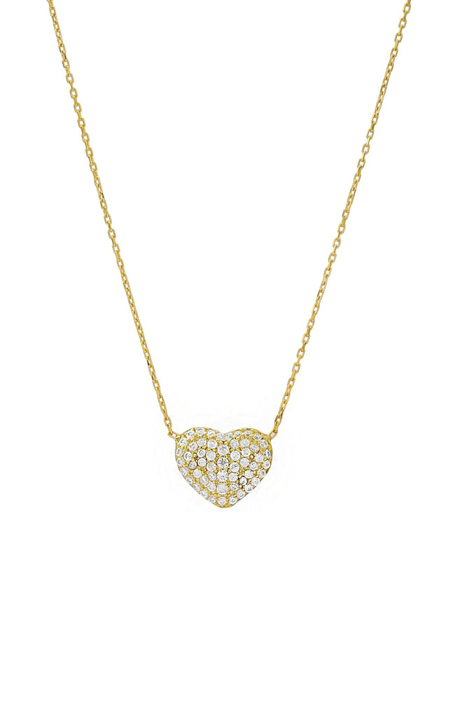 Heart Necklace I Gold