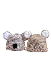 Crochet Koala Hat - 2 Sizes
