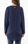 Heritage Mackenzie Long Sleeve Crew - Navy