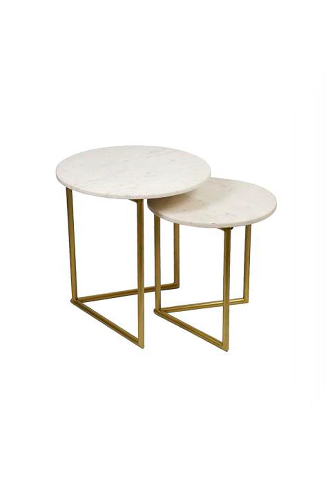 Pride Marble & Gold Round Table