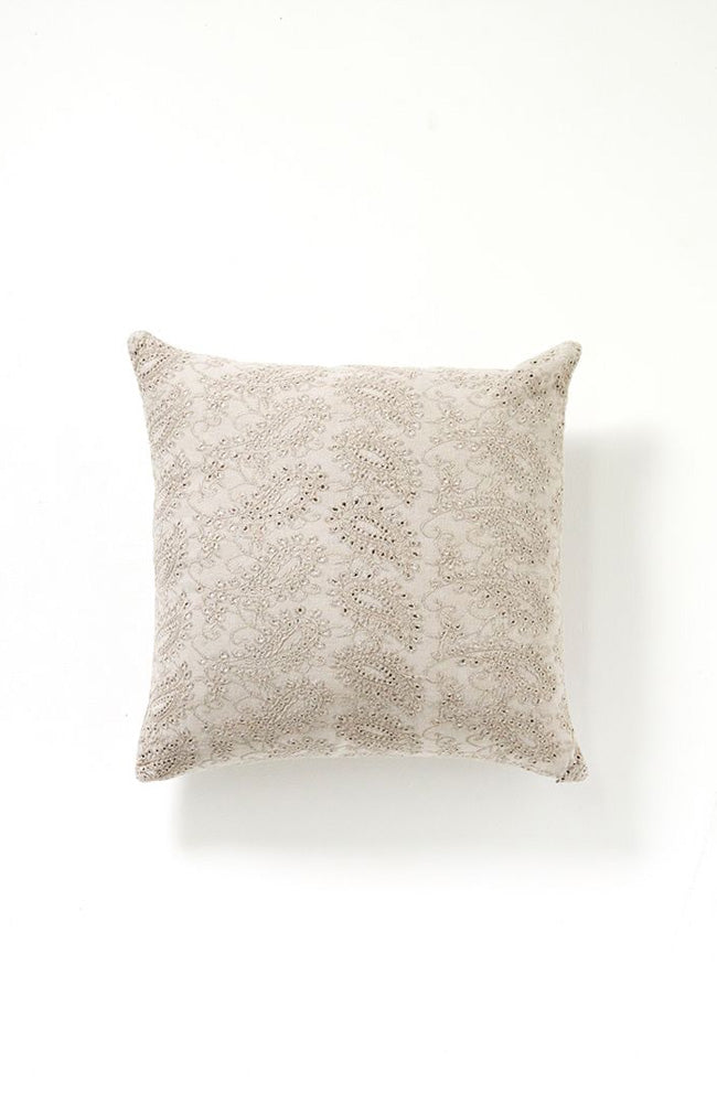 Martha Velvet Cushion - Grey