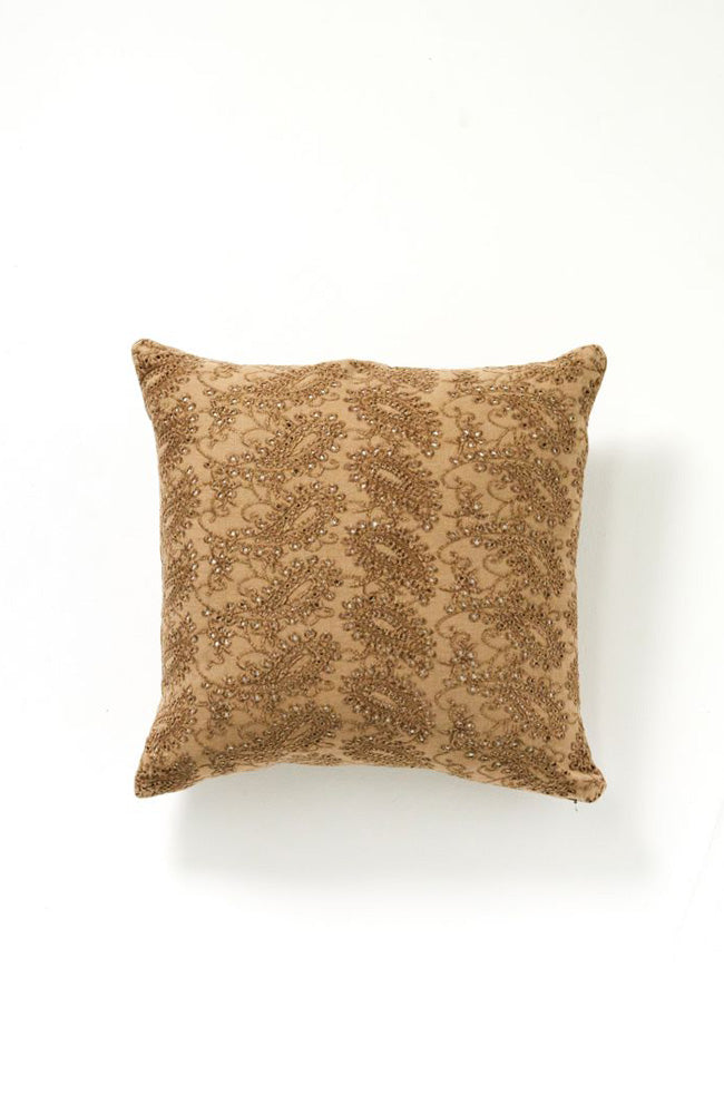 Martha Velvet Cushion - Mustard