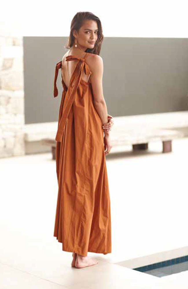 Stella Tent Dress - Rust