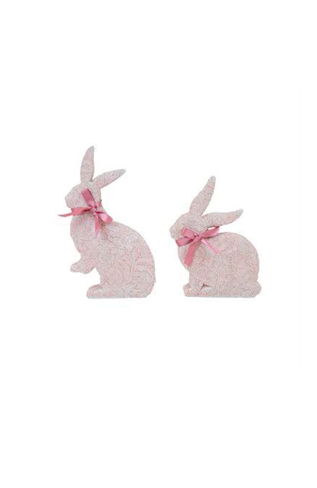 Nina Pink Lace Bunny - Large