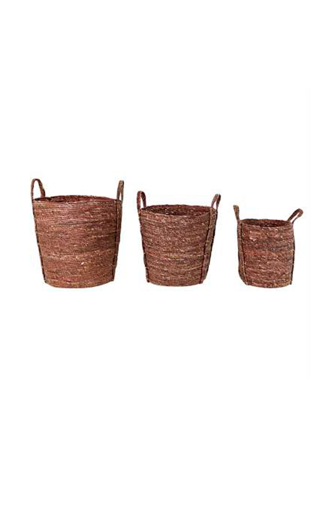 Orwell Cornhusk Basket Plum | 3 Sizes