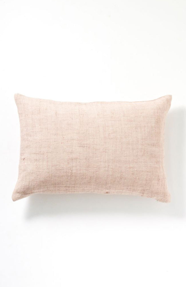 Christophe Linen Cushion - Blush