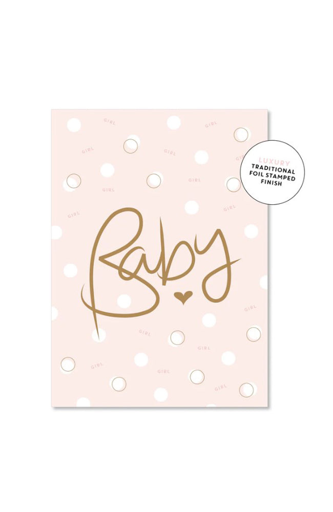 Polkadot Joy - Girl Card