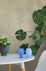 Stemm Wine Glass - Londrina - Sky/Kingfisher