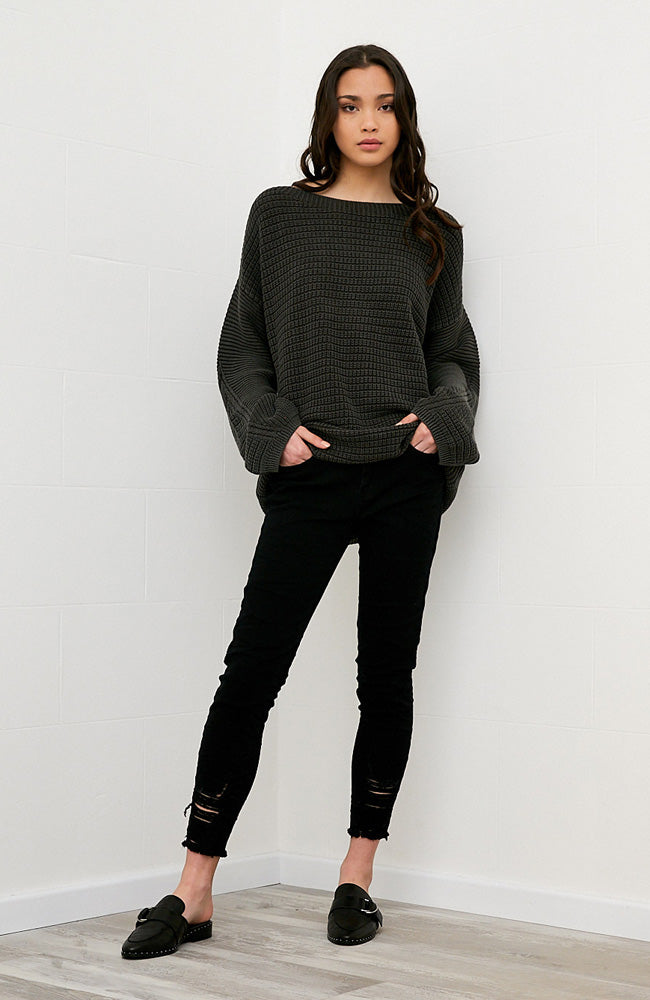 Till Dawn Jumper - Charcoal