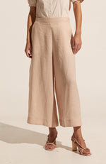 Court Wide Leg Pant - Shell