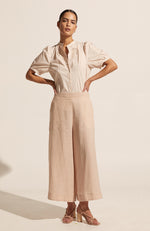 Court Wide Leg Pant - Shell