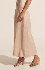 Court Wide Leg Pant - Shell