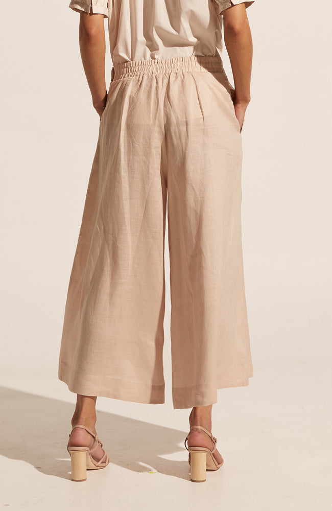 Court Wide Leg Pant - Shell