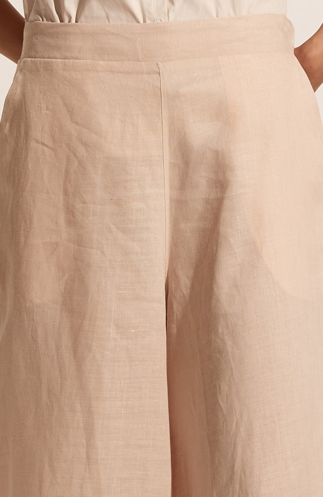 Court Wide Leg Pant - Shell